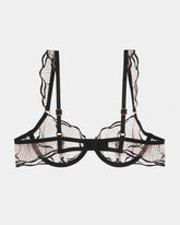 Ruffle Shoulder Strap Bra